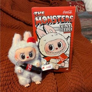 ***SOLD*** The monsters Coca Cola labubu slightly damaged box